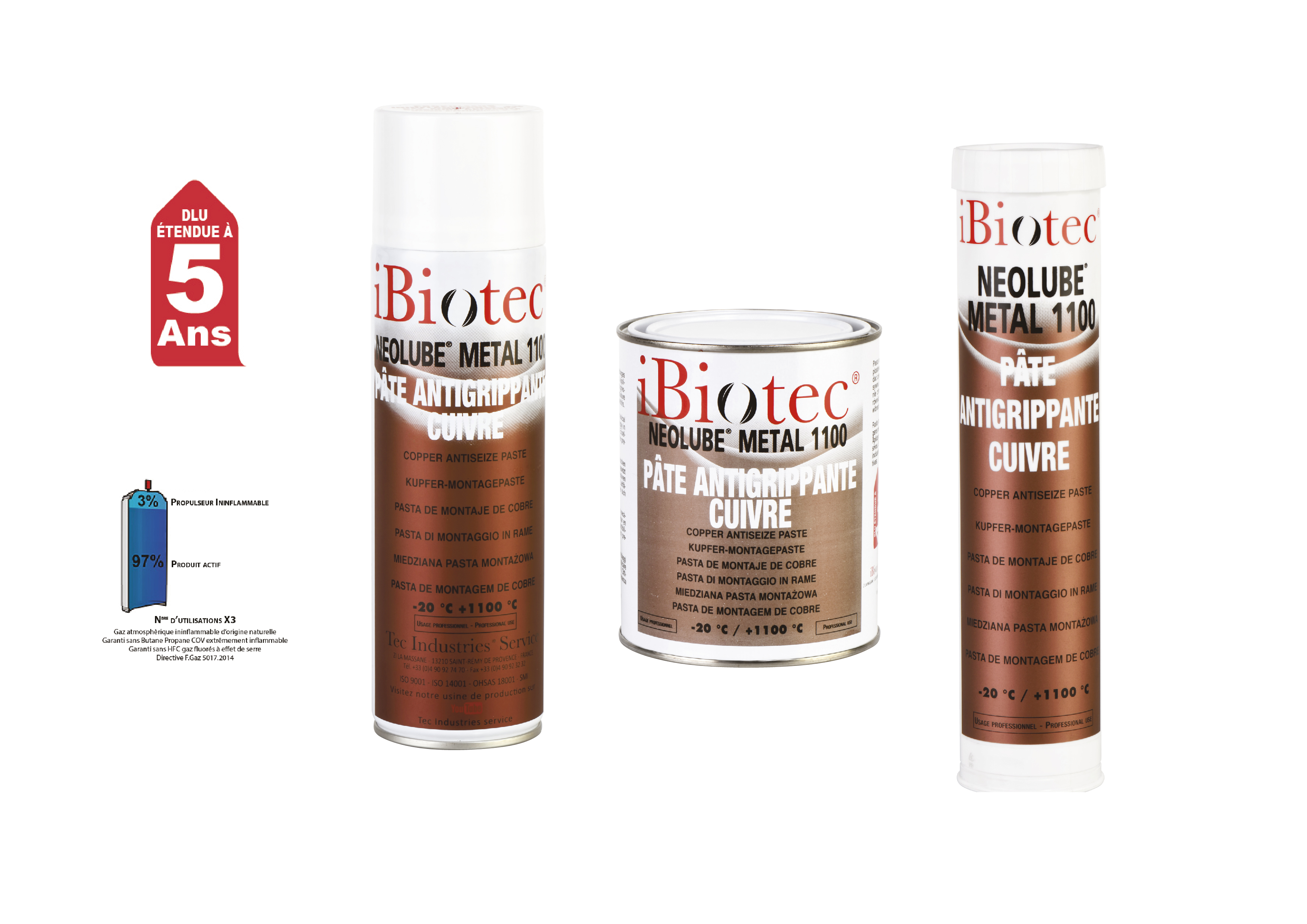 Graisse Pâte Au Cuivre Anti-Grippante 1 Kg – Hautes Températures ORAPI HT900